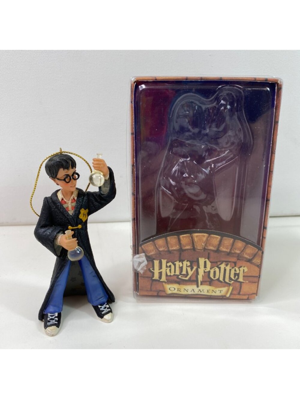 Harry Potter Ornament Kurt S. Adler 2000 Holiday Wizard Figurine With Box